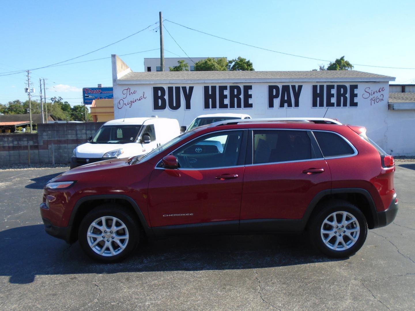 2016 Jeep Cherokee (1C4PJLCB1GW) , located at 6112 N Florida Avenue, Tampa, FL, 33604, (888) 521-5131, 27.954929, -82.459534 - Photo#0